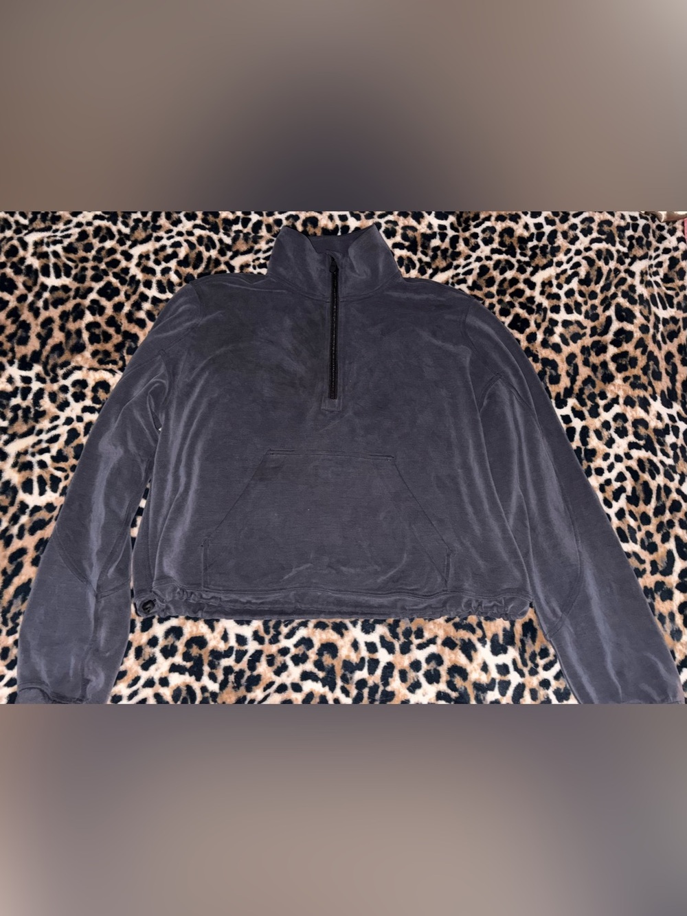 Women’s Lululemon size 6 Brushed Softstreme Half Zip Pullover Jacket